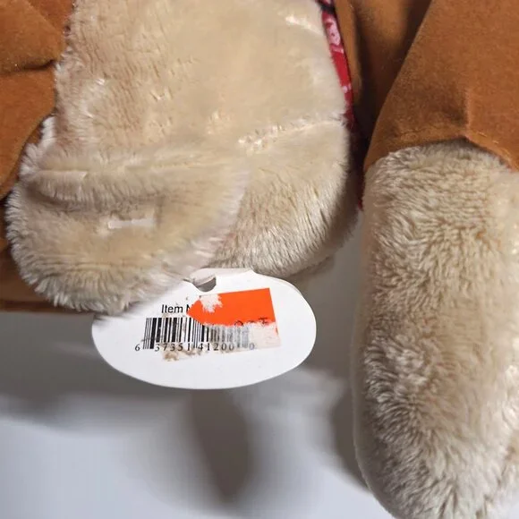 Wishpets Amigo Cowboy Teddy Bear Plush 2003 Fringed Hat & Vest W/Tags Vintage - Picture 6 of 7